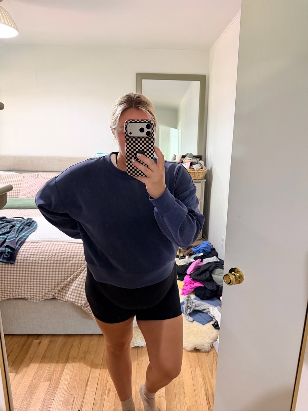 lululemon athletica softstreme oversized cropped crew